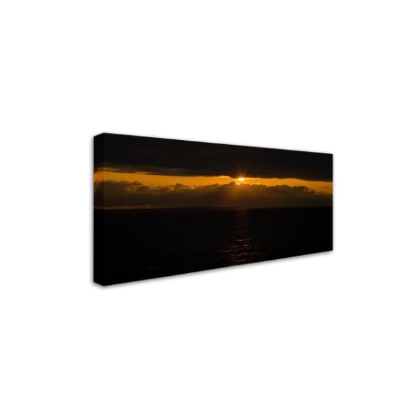 Kurt Shaffer 'Cool Sunset' Canvas Art,12x24